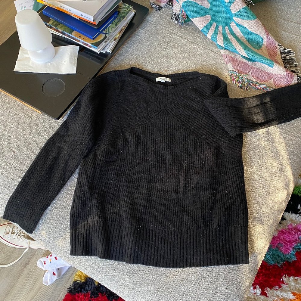 Madewell Black Knit Sweater